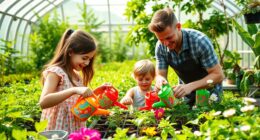 greenhouse family gardening activities