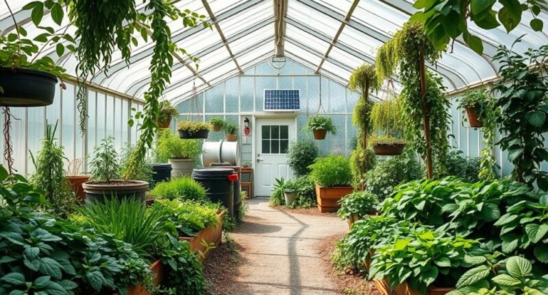 greenhouse permaculture ecosystem design
