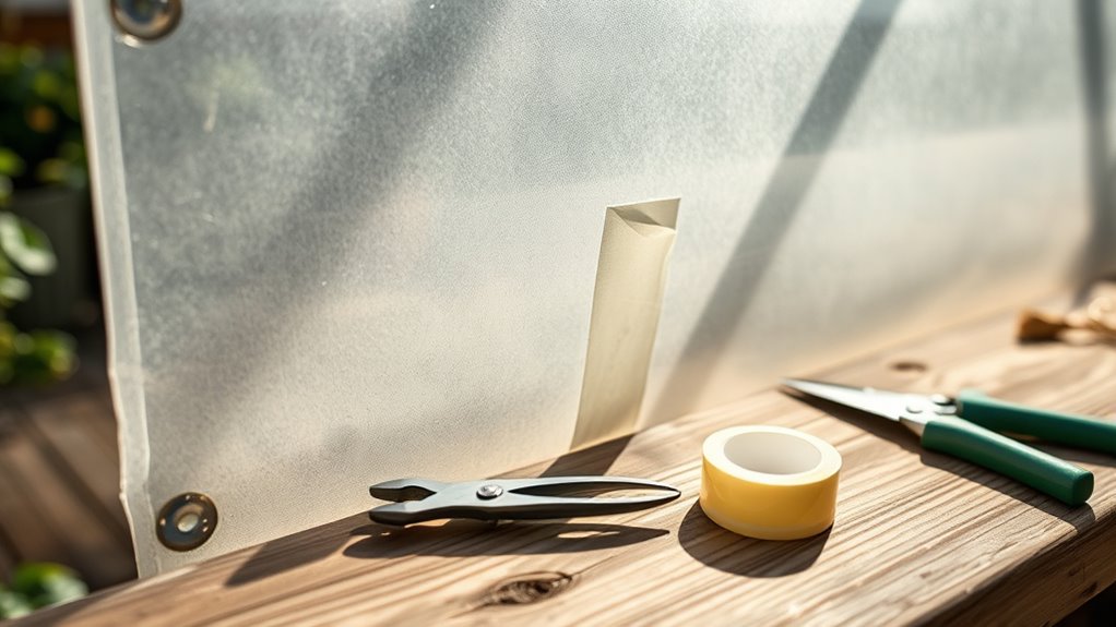 greenhouse repair quick tips