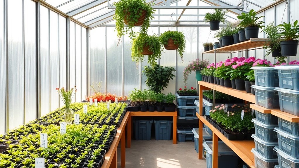 greenhouse storage organization tips