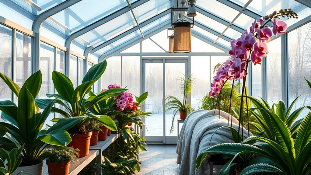 greenhouse tropical plant protection