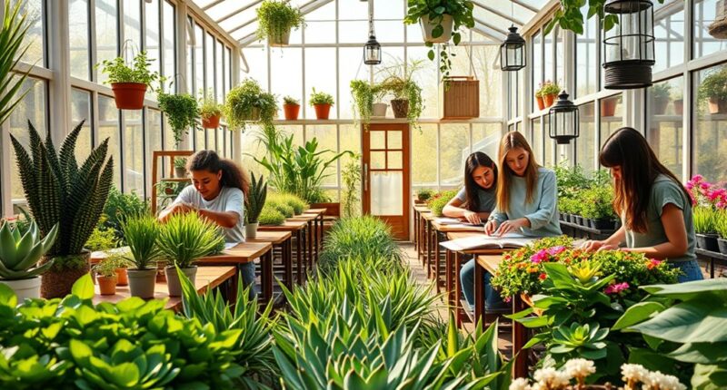 greenhouses enhance classroom learning