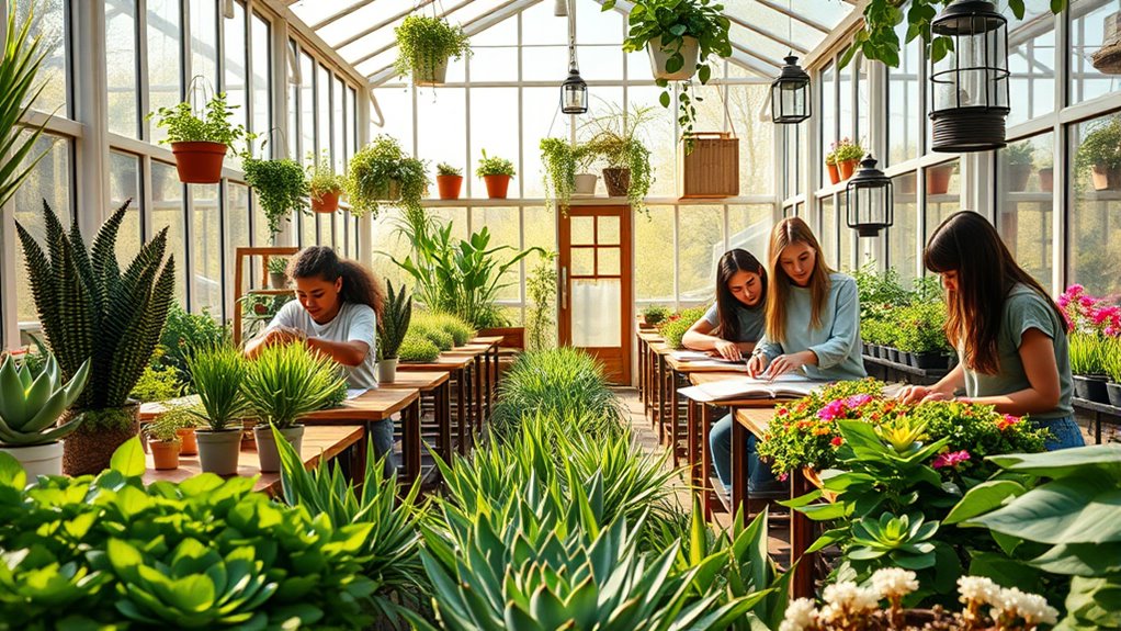 greenhouses enhance classroom learning