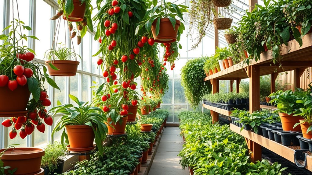 ideal greenhouse plant selections