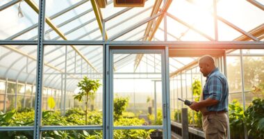 maintain and protect greenhouse structure