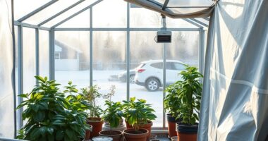 prepare greenhouse for winter
