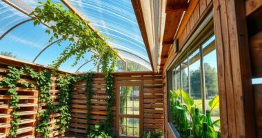 recycled materials greenhouse construction