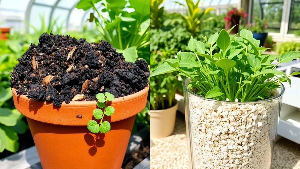 soil vs soilless growing