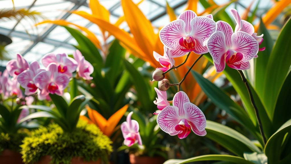 tropical orchid greenhouse cultivation
