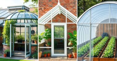 types of greenhouse structures