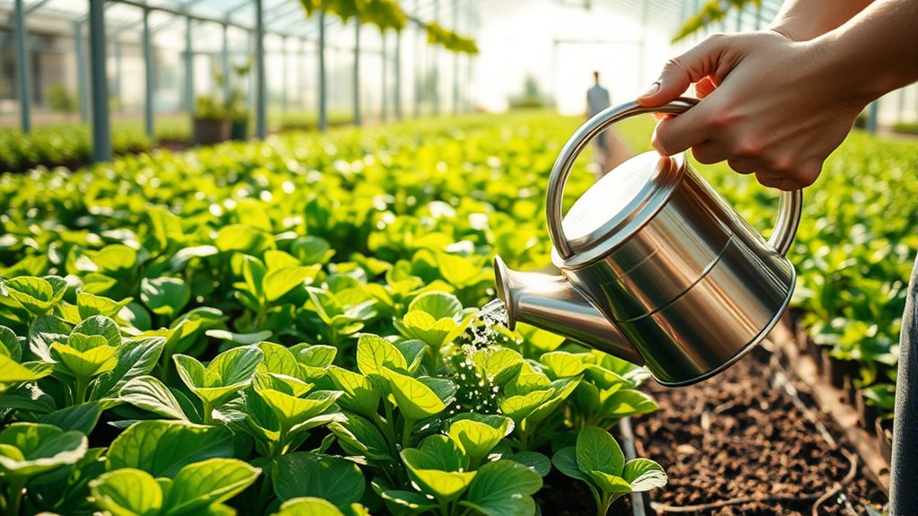water properly for healthy growth