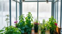winter greenhouse cold gardening