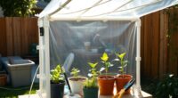 affordable greenhouse gardening setup
