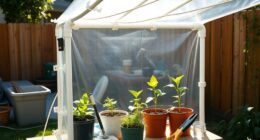 affordable greenhouse gardening setup