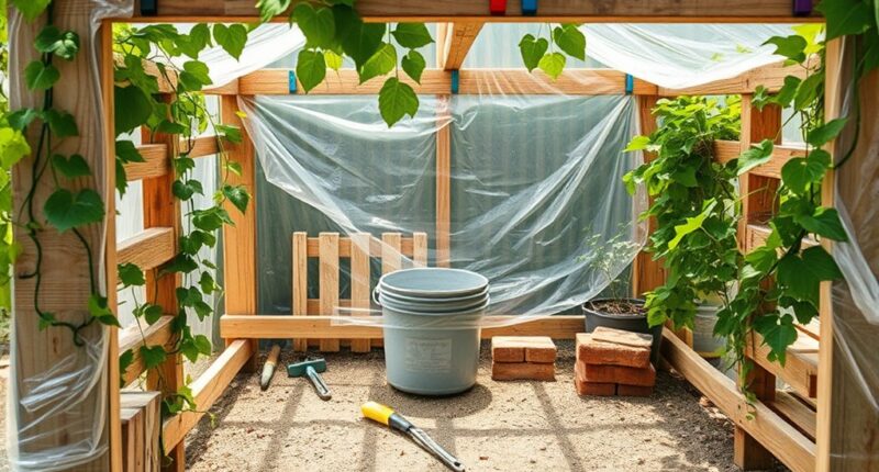 affordable sustainable greenhouse construction