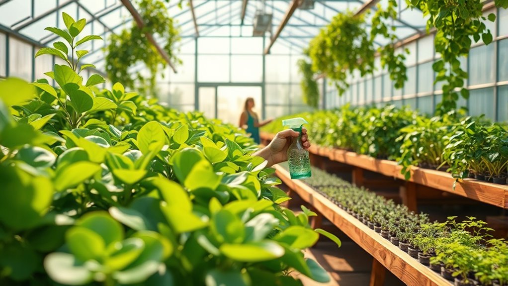 chemical free greenhouse pest management