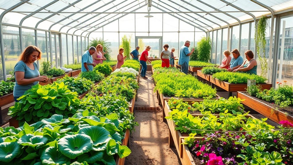 community greenhouses promote sustainability