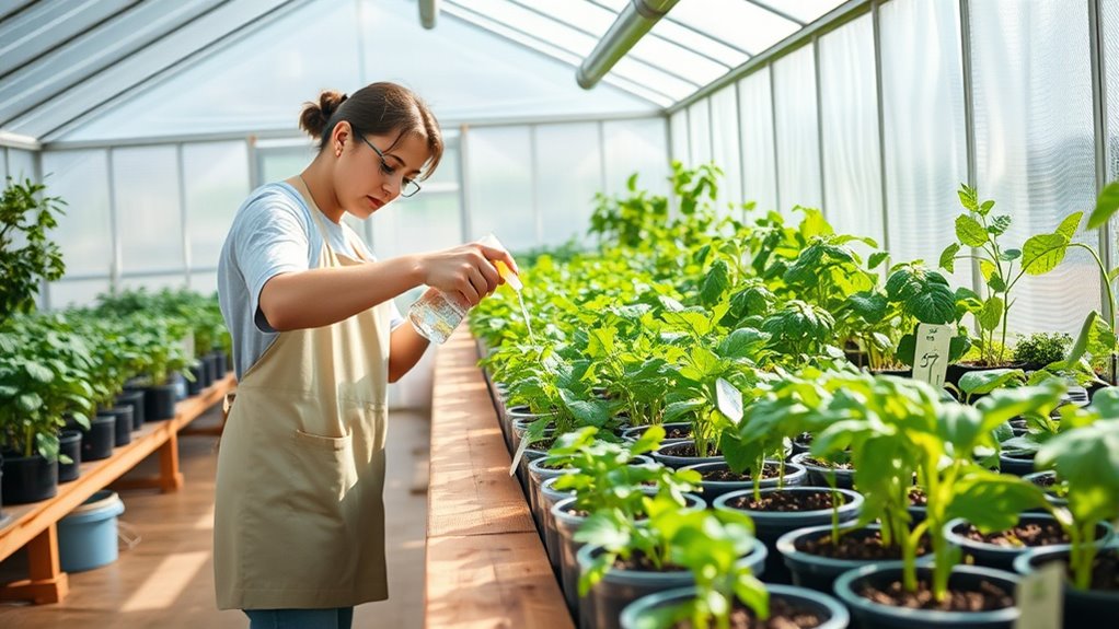 daily greenhouse plant care