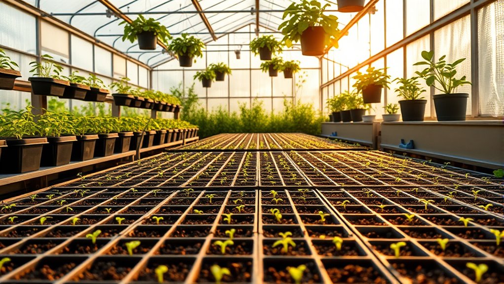 early greenhouse seed planting