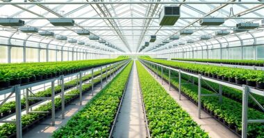 efficient greenhouse space planning