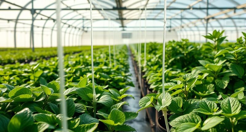 efficient greenhouse watering methods
