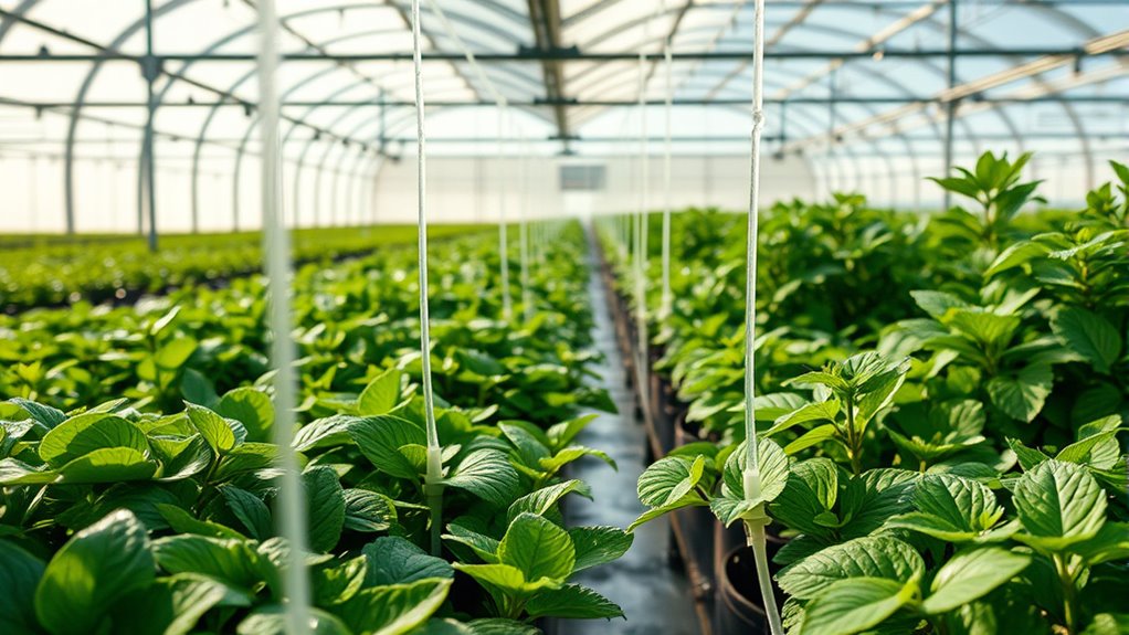 efficient greenhouse watering methods