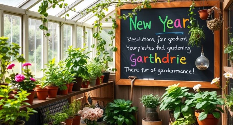 gardeners new year resolutions