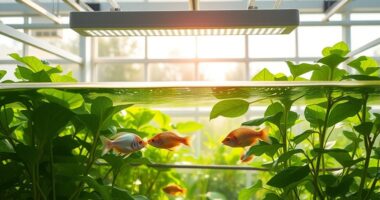 greenhouse aquaponics fish plants