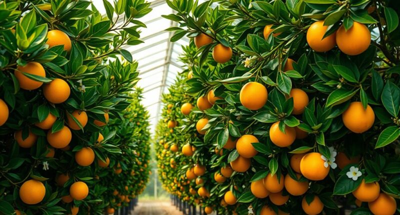 greenhouse citrus cultivation techniques