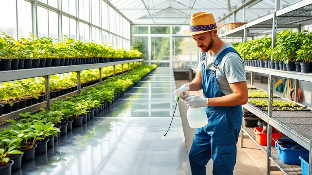 greenhouse cleaning disinfecting best practices