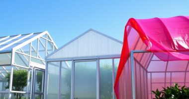 greenhouse covering material choices