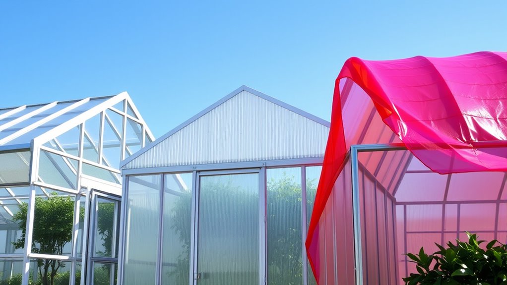 greenhouse covering material choices