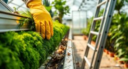 greenhouse gutter maintenance