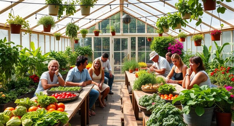 greenhouse harvest community celebration