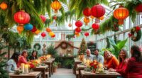 greenhouse holiday celebration ideas