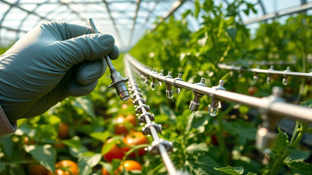 greenhouse irrigation system maintenance