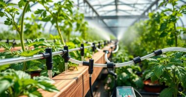 greenhouse irrigation system setup