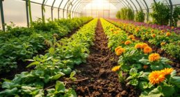 greenhouse living mulch