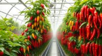 greenhouse pepper chili cultivation
