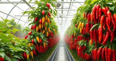 greenhouse pepper chili cultivation