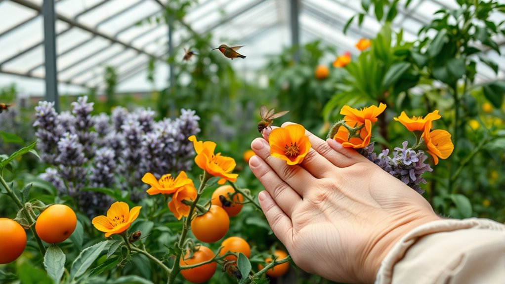 greenhouse pollination techniques effective