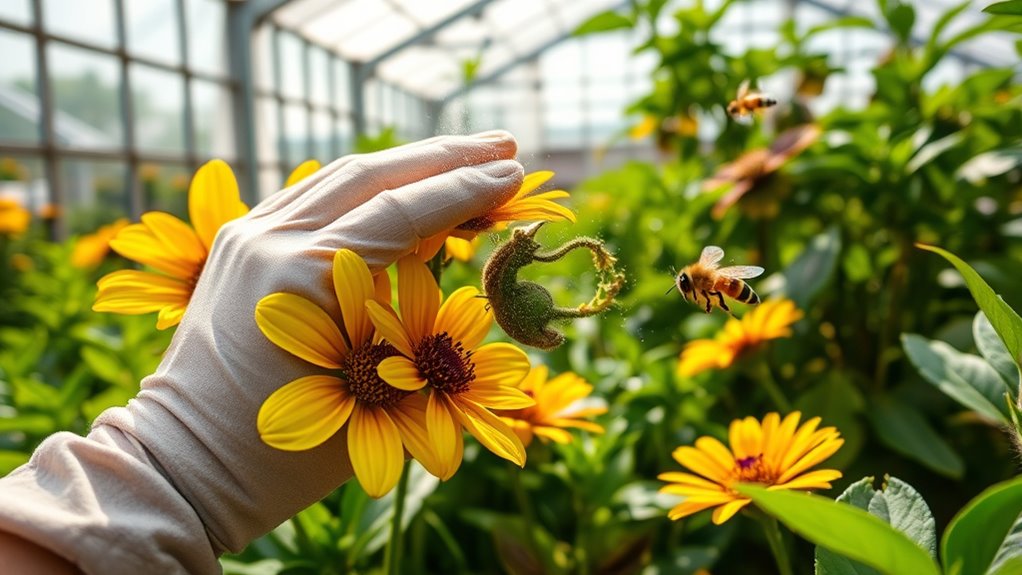 greenhouse pollination techniques