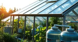 greenhouse rainwater solar integration
