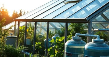 greenhouse rainwater solar integration