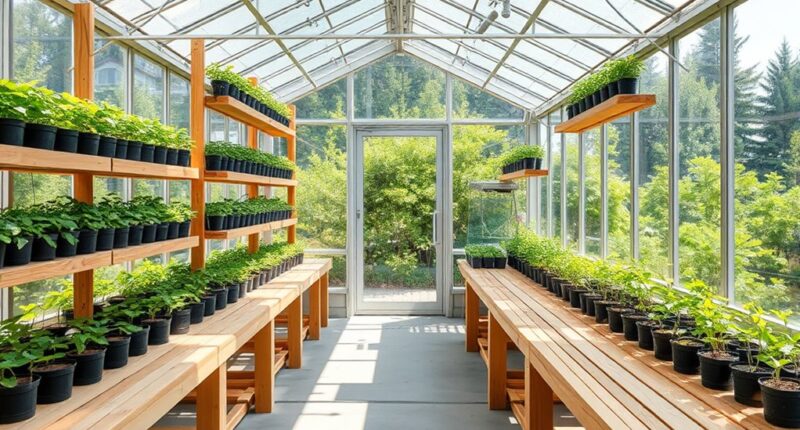 greenhouse shelving installation tips