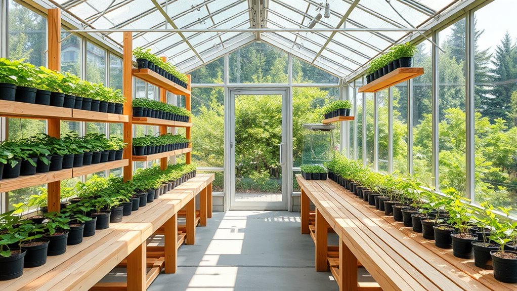 greenhouse shelving installation tips