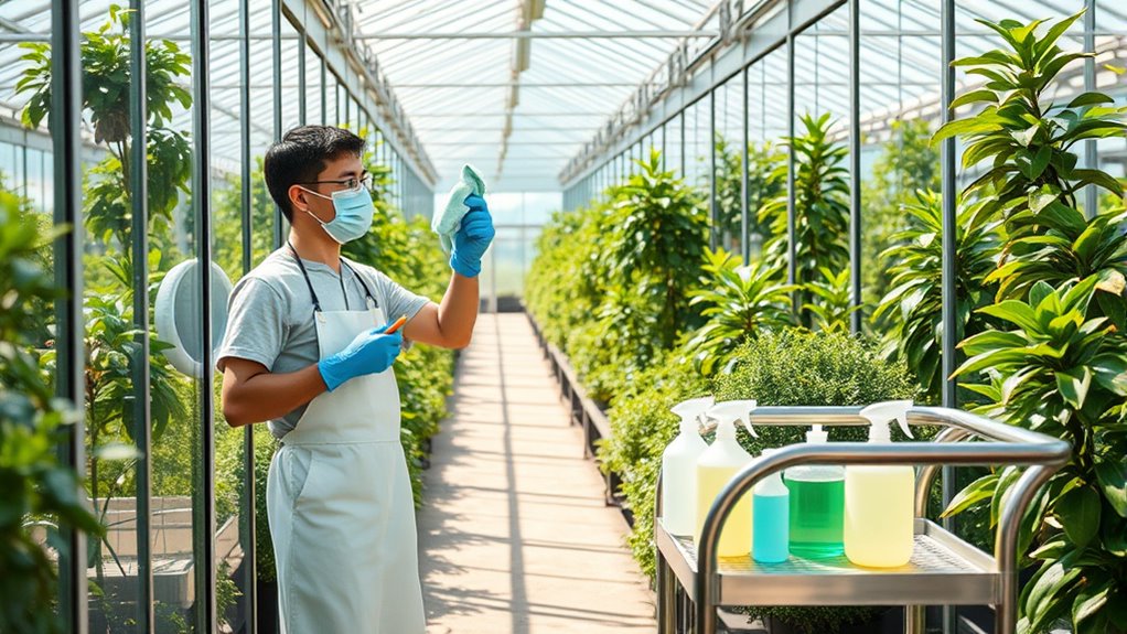 greenhouse soil sterilization and pest control