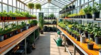 greenhouse storage and maintenance