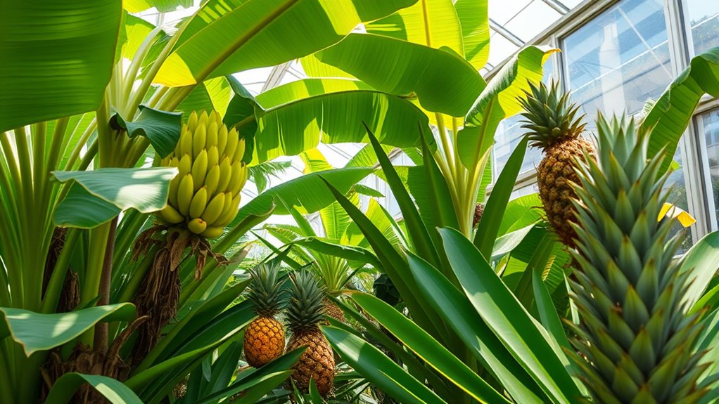 greenhouse tropical fruit cultivation