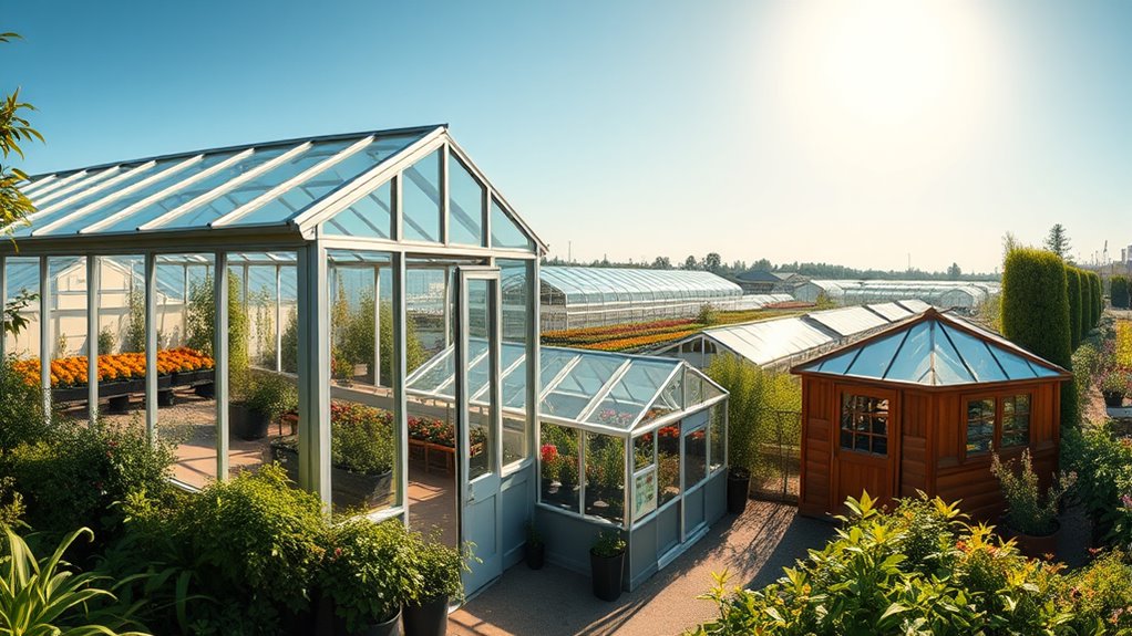 greenhouse types and materials